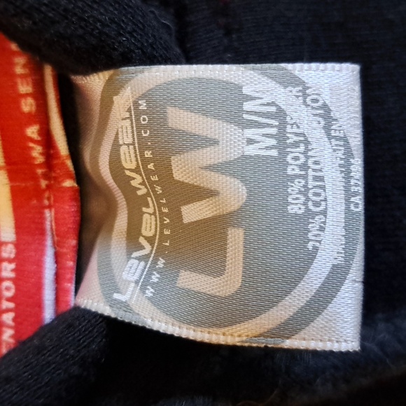 OTTAWA SENATORS HOODIE SWEATSHIRT BY LEVELWEAR SIZE MEDIUM - Picture 4 of 4